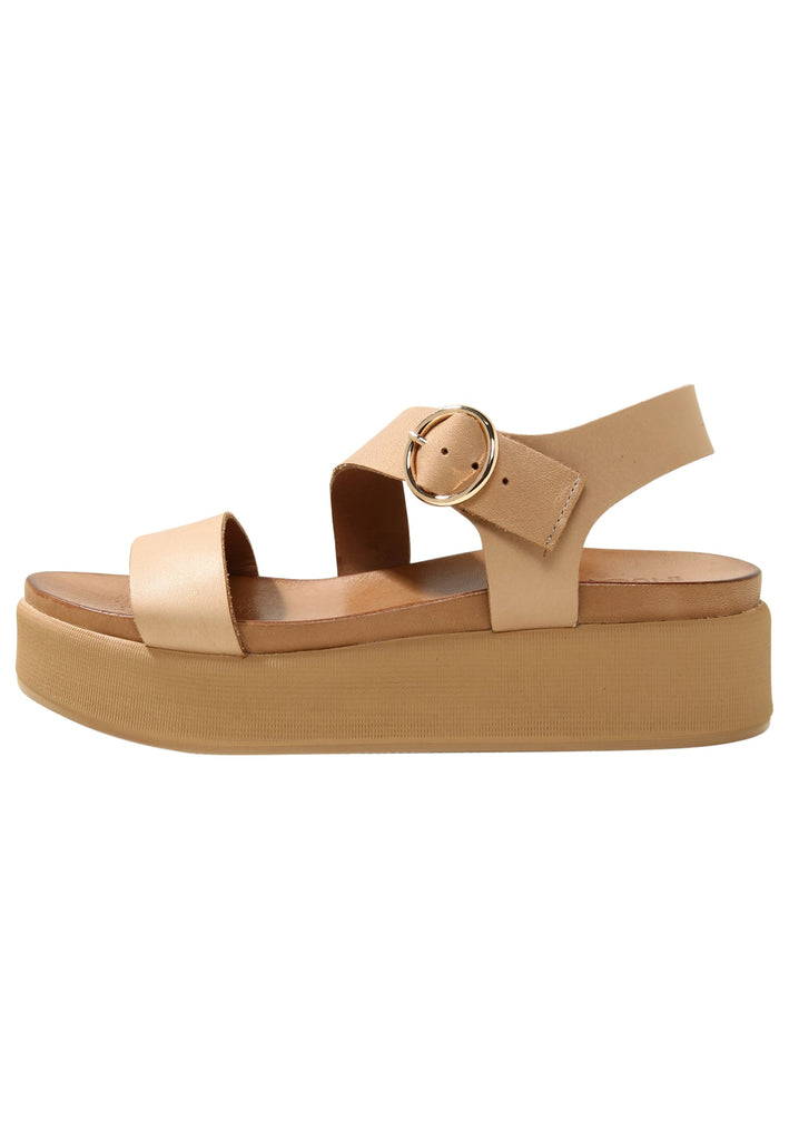 Inuovo Sandalen Leder Hellbraun - surf4shoes