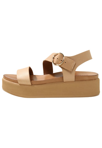 Inuovo Sandalen Leder Hellbraun - surf4shoes