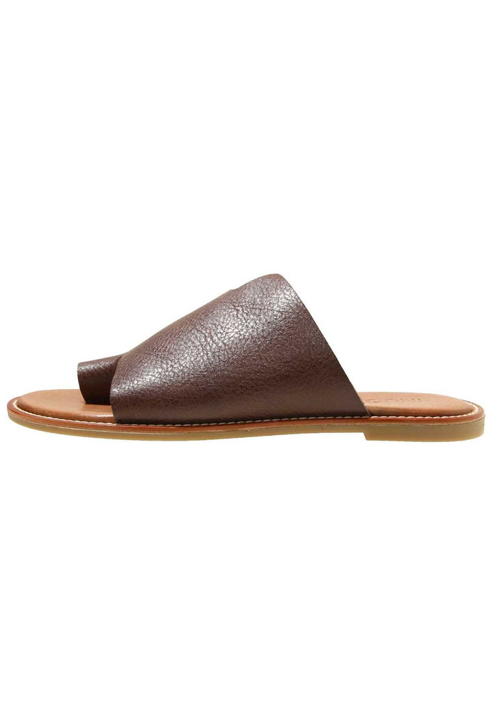 Inuovo Sandalen Leder Dunkelbraun - surf4shoes