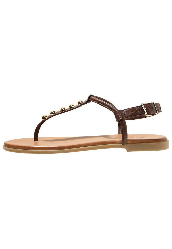 Inuovo Sandalen Leder Dunkelbraun - surf4shoes