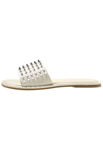 Inuovo Pantoletten Leder Weiß - surf4shoes