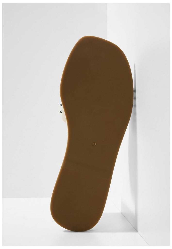 Inuovo Pantoletten Leder Weiß - surf4shoes