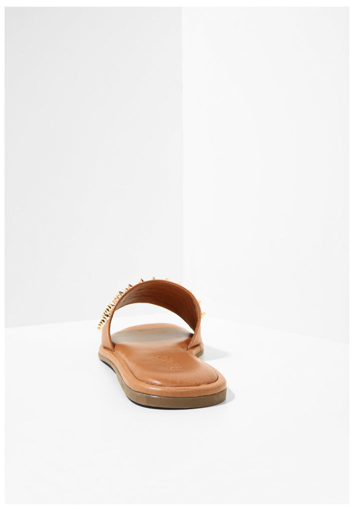 Inuovo Pantoletten Leder Braun - surf4shoes