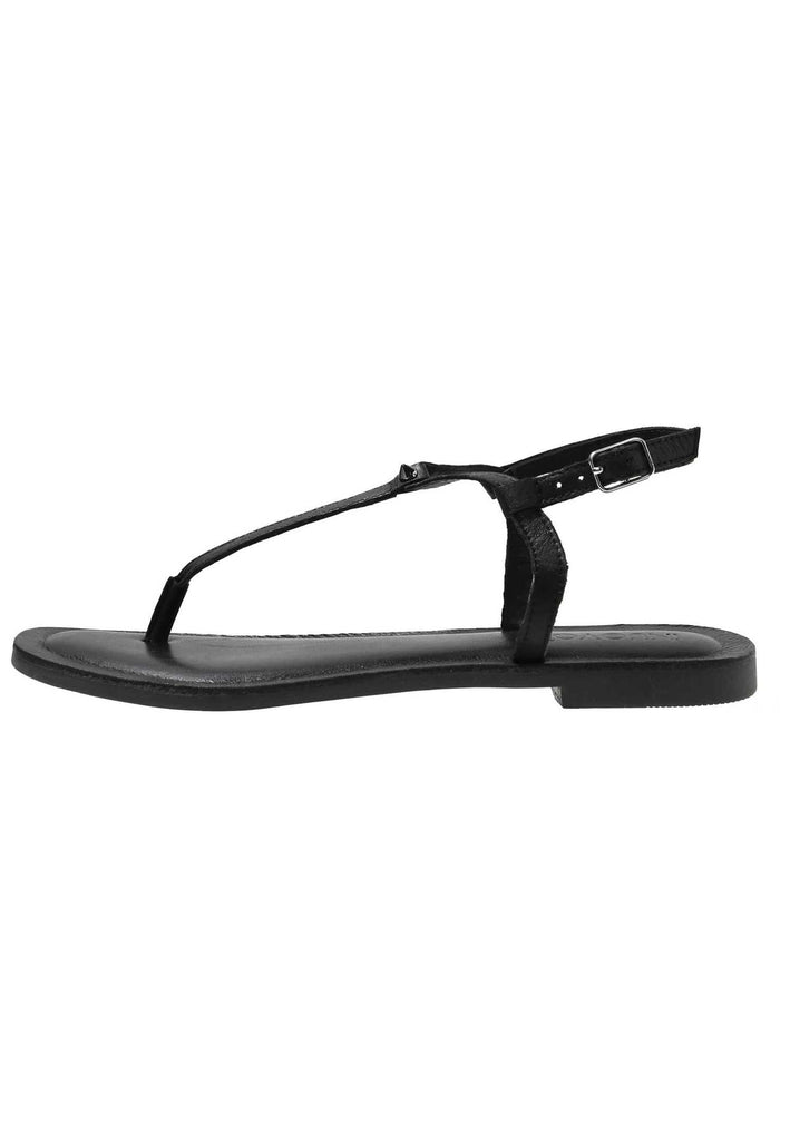 Inuovo Sandalen Leder Schwarz - surf4shoes