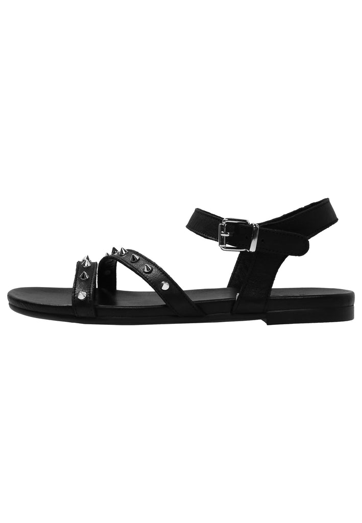 Inuovo Sandalen Leder Schwarz - surf4shoes