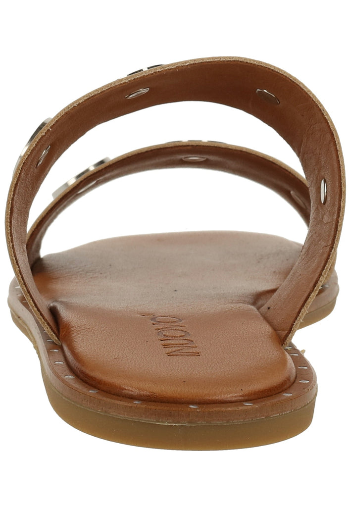 Inuovo Pantoletten Leder Silber - surf4shoes