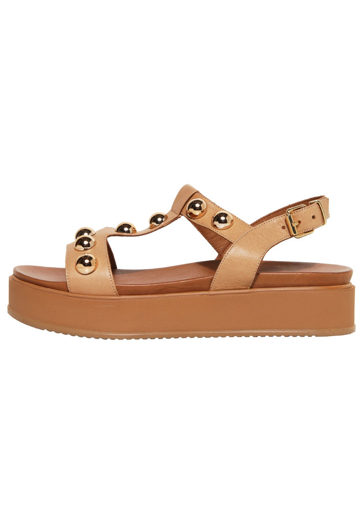 Inuovo Sandalen Leder Hellbraun - surf4shoes