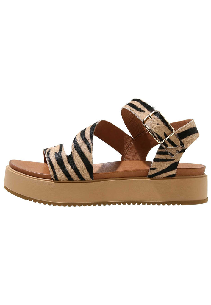 Inuovo Sandalen Leder Braun/Schwarz - surf4shoes
