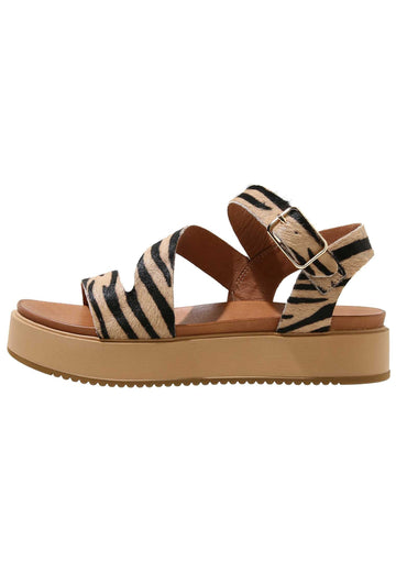 Inuovo Sandalen Leder Braun/Schwarz - surf4shoes