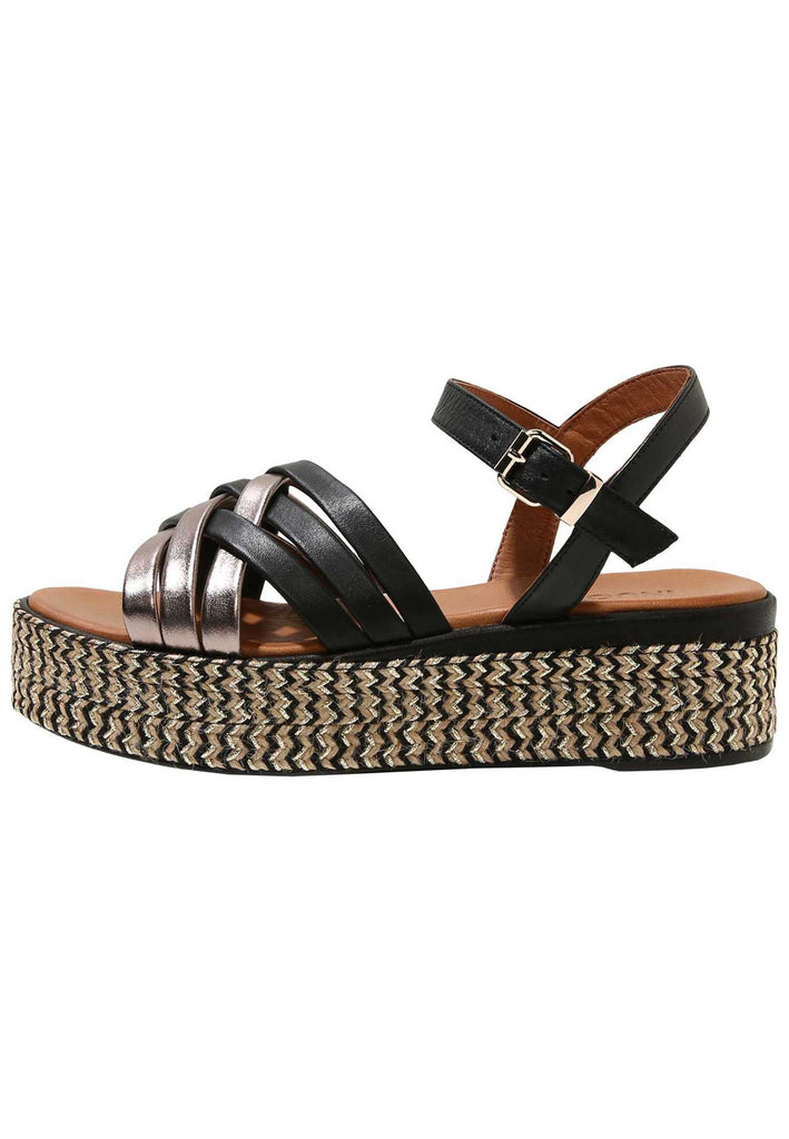 Inuovo Sandalen Leder Schwarz - surf4shoes