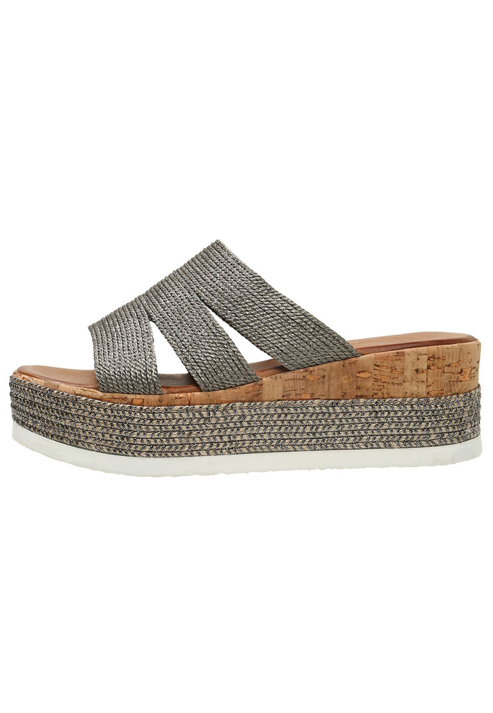 Inuovo Pantoletten Textil Pewter - surf4shoes