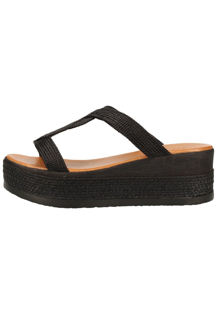 Inuovo Pantoletten Textil Schwarz - surf4shoes
