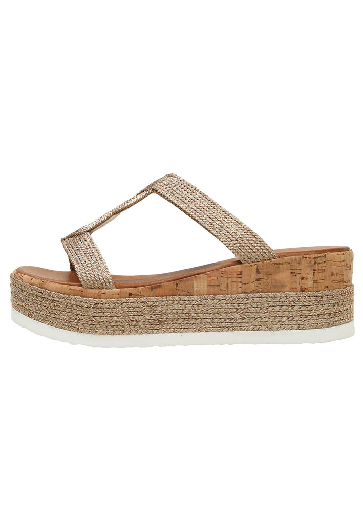 Inuovo Pantoletten Textil Rosegold - surf4shoes
