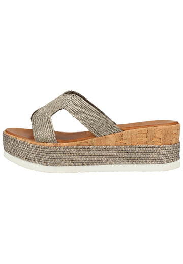 Inuovo Pantoletten Textil Pewter - surf4shoes