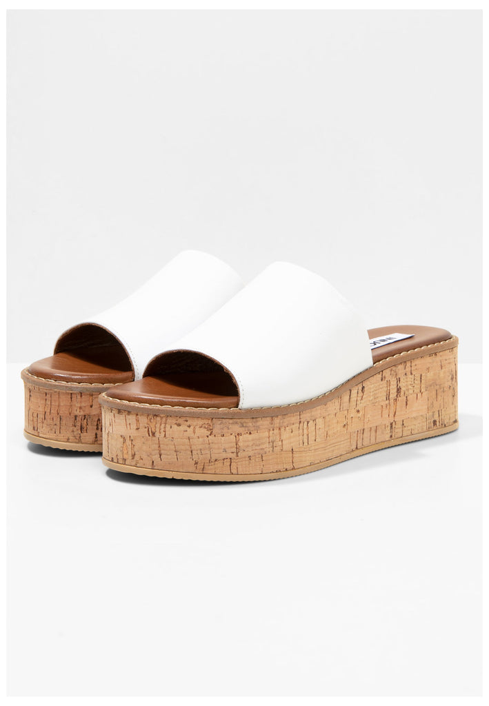 Inuovo Pantoletten Leder White - surf4shoes