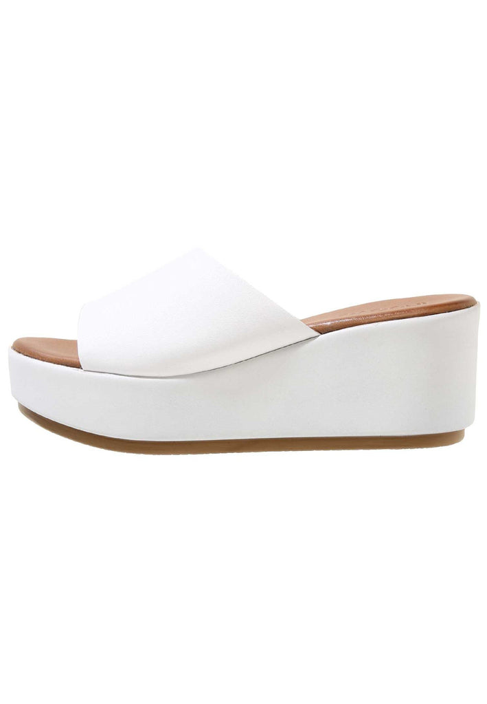 Inuovo Pantoletten Leder Weiß - surf4shoes