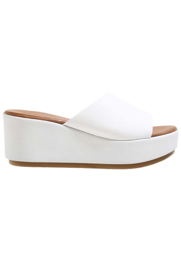 Inuovo Pantoletten Leder Weiß - surf4shoes