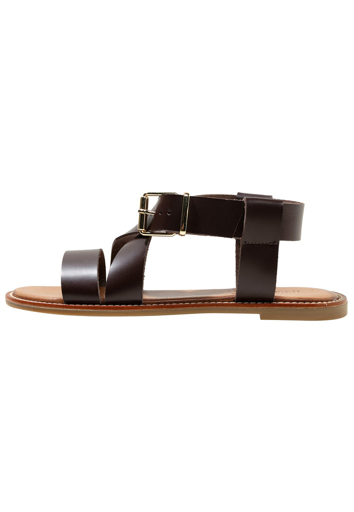 Inuovo Sandalen Leder Dunkelbraun - surf4shoes