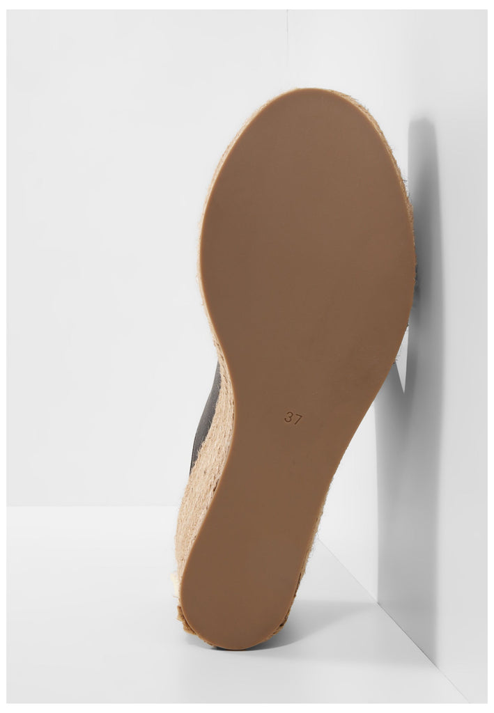 Inuovo Pantoletten Leder Schwarz - surf4shoes