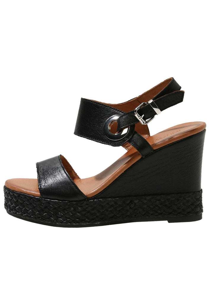 Inuovo Sandalen Leder Schwarz - surf4shoes