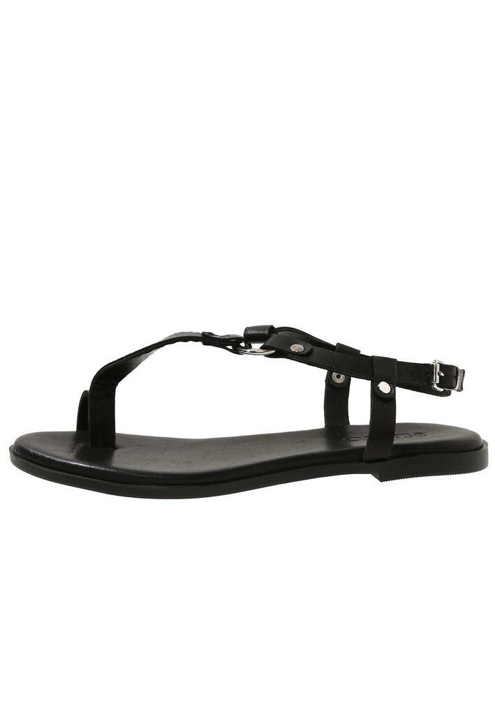 Inuovo Sandalen Leder Schwarz - surf4shoes