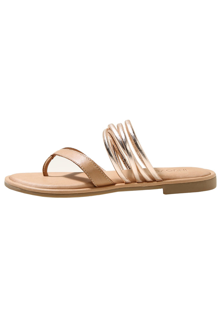 Inuovo Sandalen Leder Metallic Copper - surf4shoes