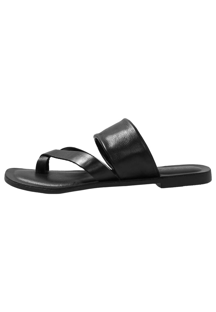 Inuovo Sandalen Leder Schwarz - surf4shoes