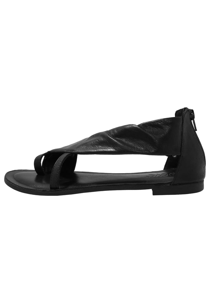 Inuovo Sandalen Leder Schwarz - surf4shoes
