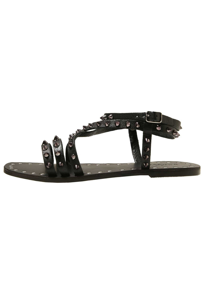 Inuovo Sandalen Leder Schwarz - surf4shoes