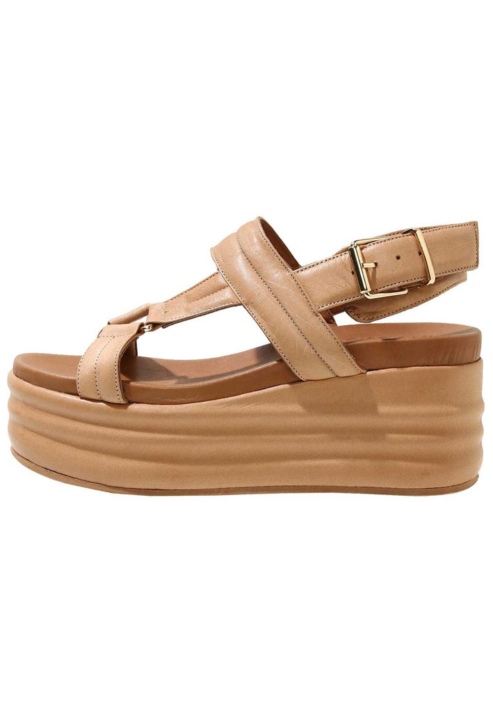 Inuovo Sandalen Leder Hellbraun - surf4shoes