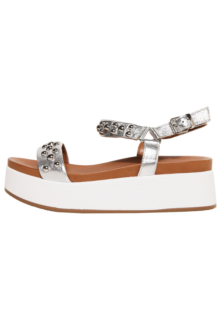 Inuovo Sandalen Leder Silber - surf4shoes