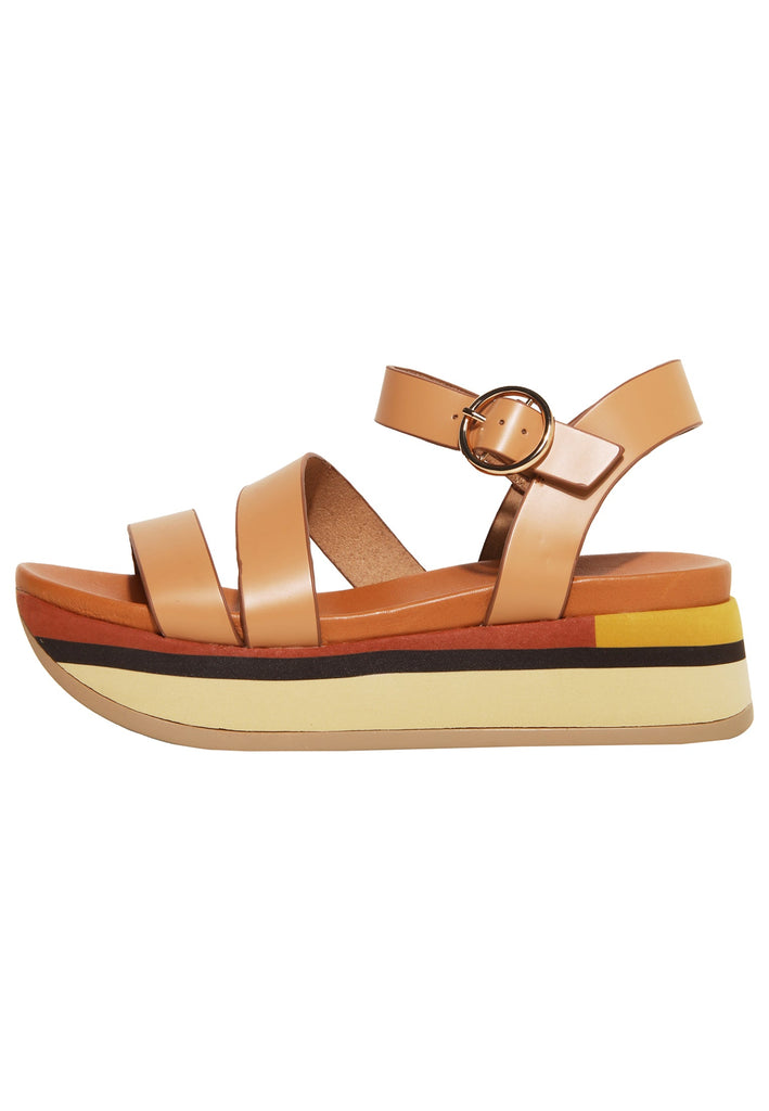 Inuovo Sandalen Leder Hellbraun - surf4shoes