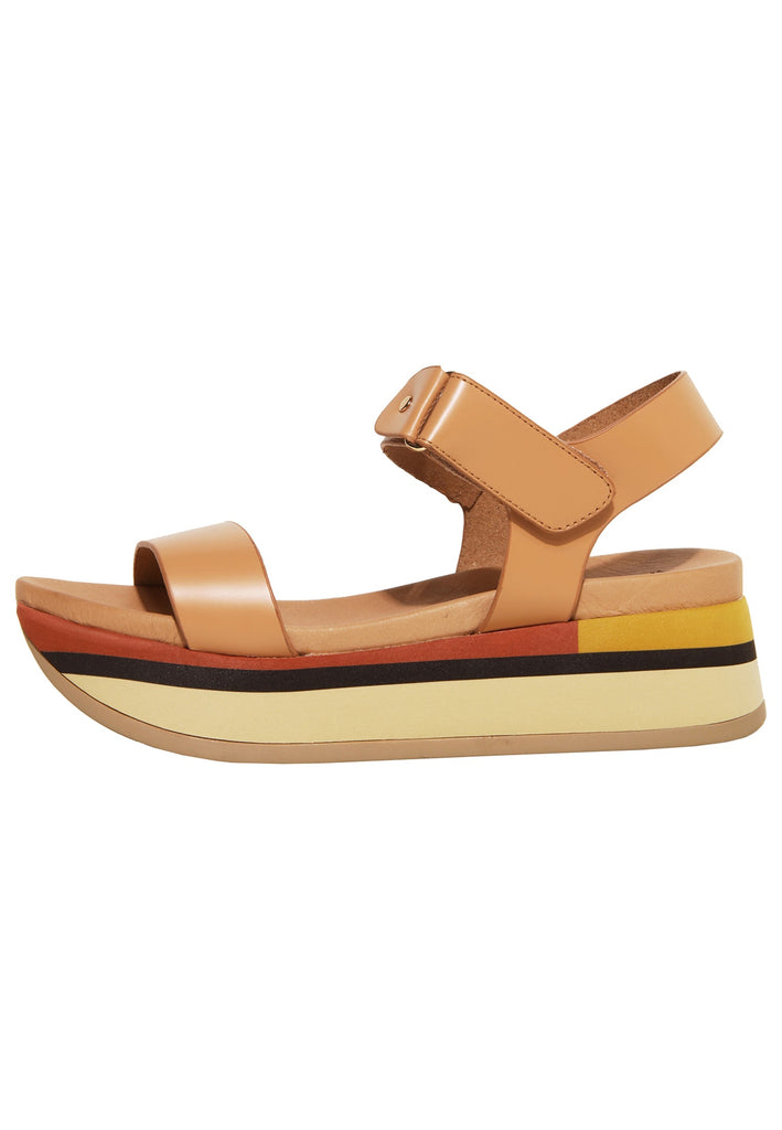 Inuovo Sandalen Leder Hellbraun - surf4shoes
