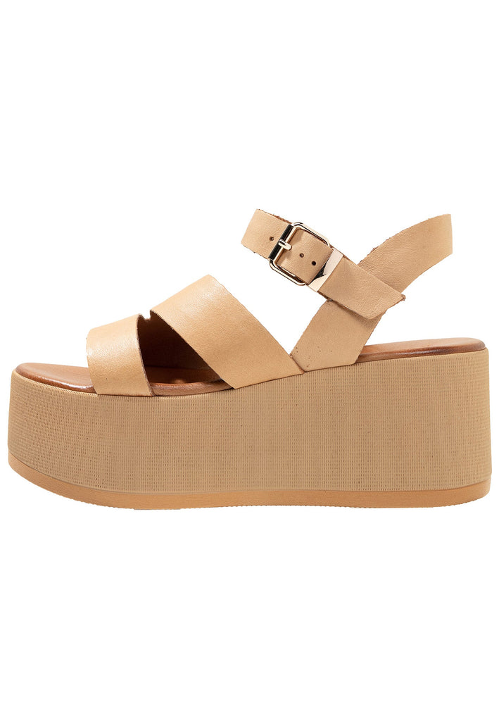 Inuovo Sandalen Leder Hellbraun - surf4shoes