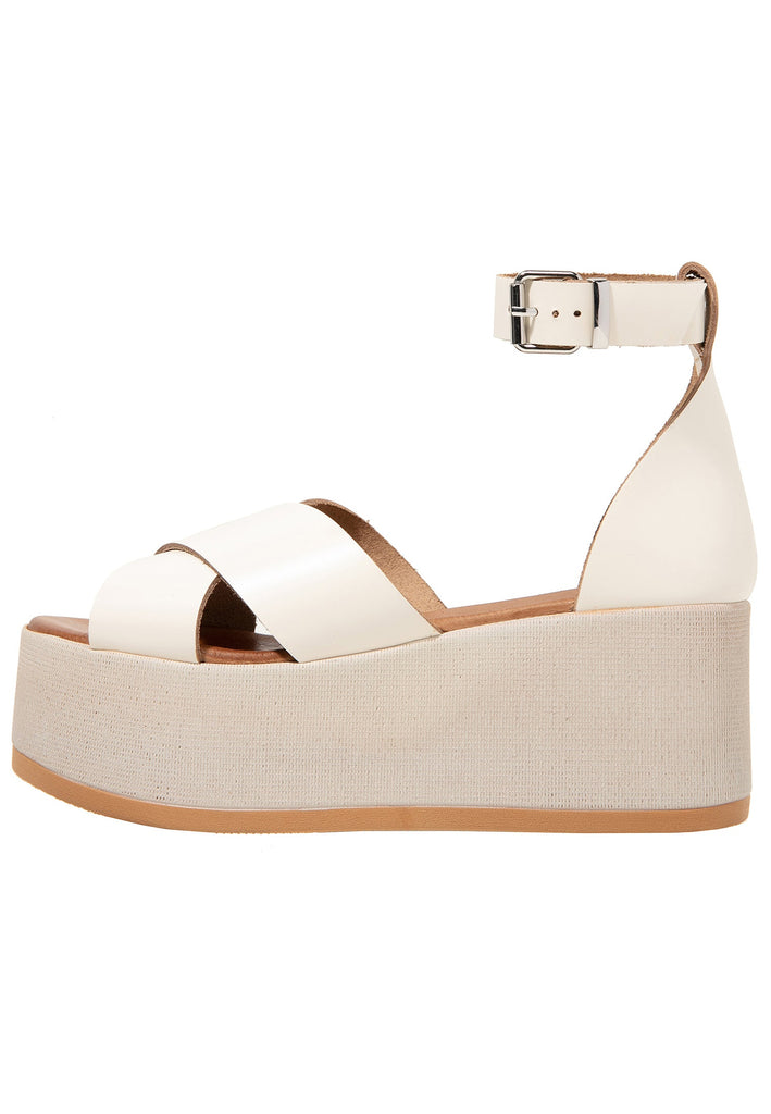Inuovo Sandalen Leder Weiß - surf4shoes