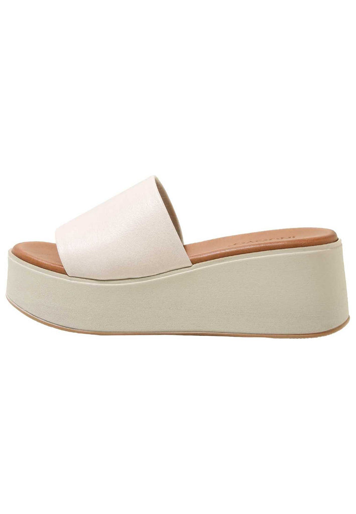 Inuovo Pantoletten Leder Weiß - surf4shoes