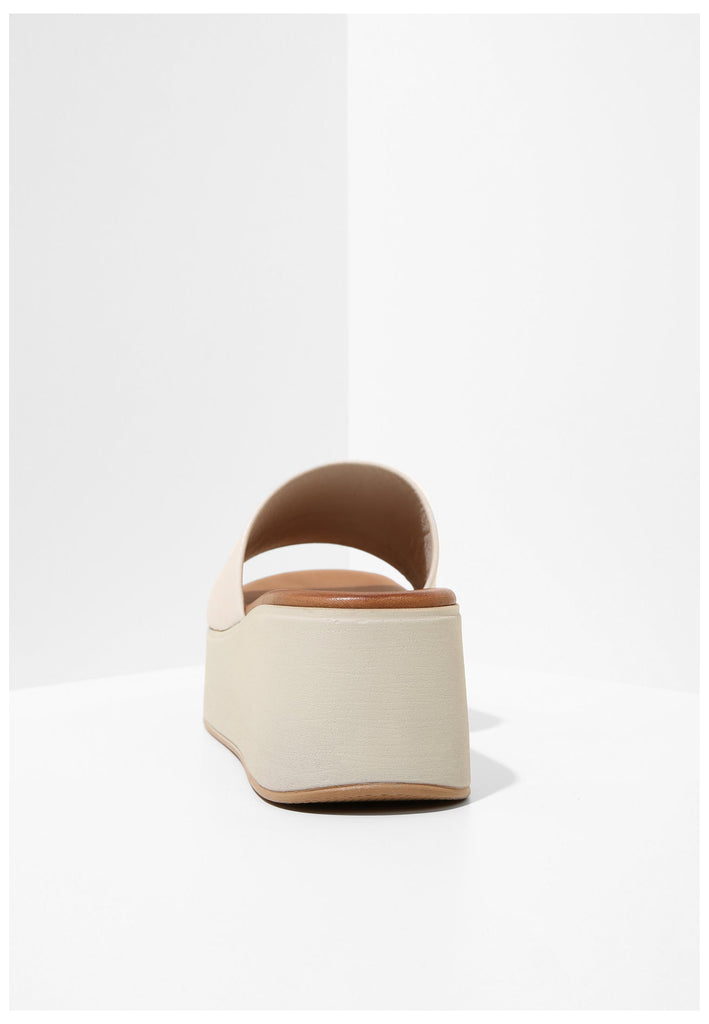 Inuovo Pantoletten Leder Weiß - surf4shoes