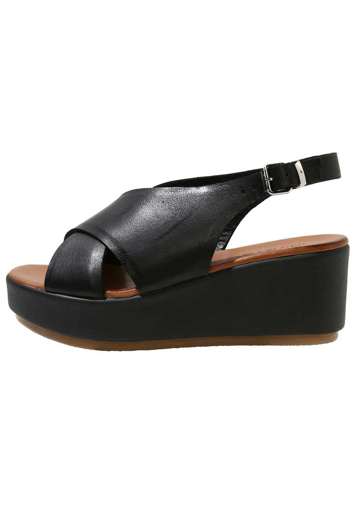 Inuovo Sandalen Leder Schwarz - surf4shoes