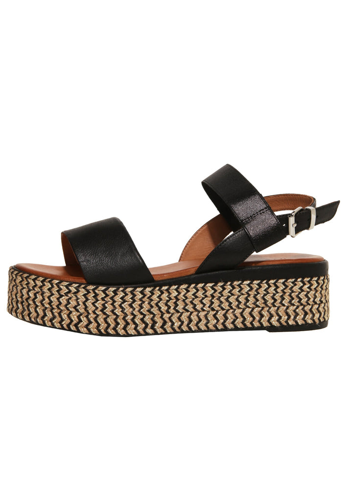Inuovo Sandalen Leder Schwarz - surf4shoes