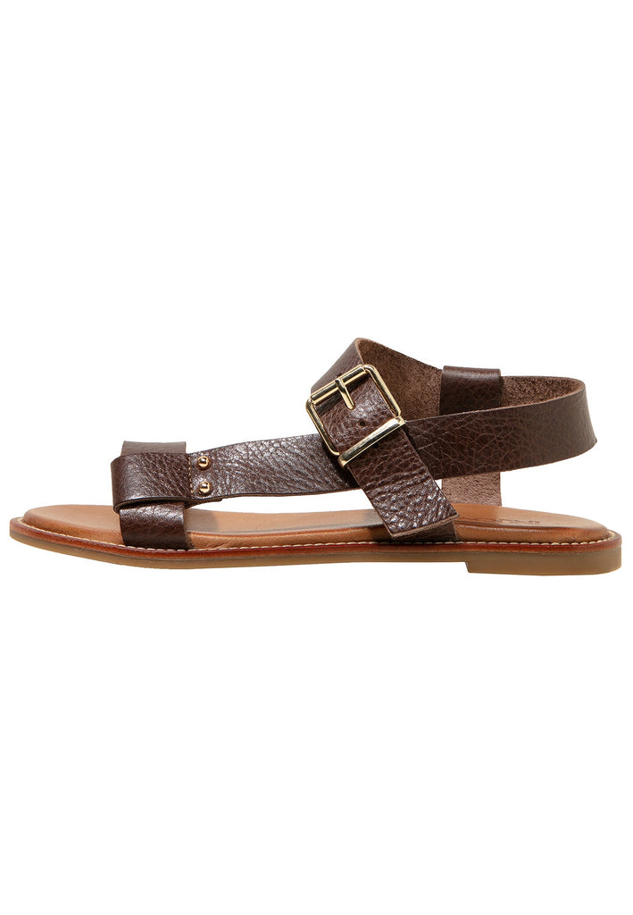 Inuovo Sandalen Leder Dunkelbraun - surf4shoes