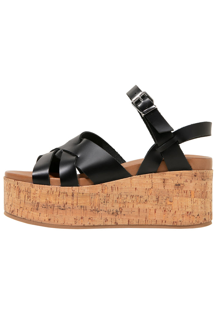 Inuovo Sandalen Leder Schwarz - surf4shoes