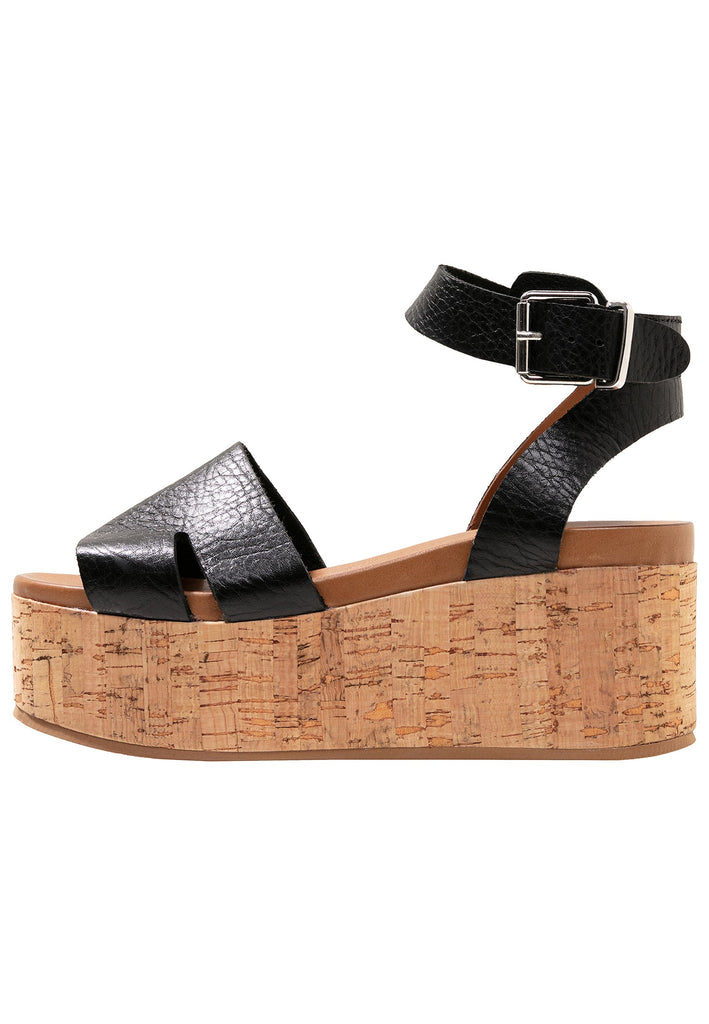 Inuovo Sandalen Leder Schwarz - surf4shoes