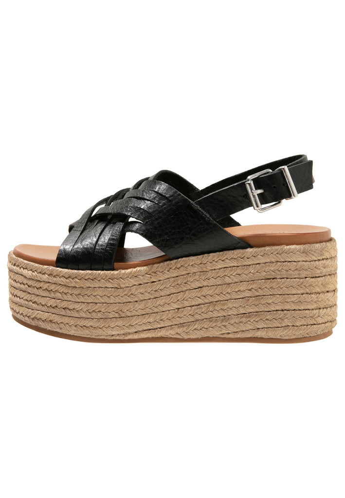 Inuovo Sandalen Leder Schwarz - surf4shoes
