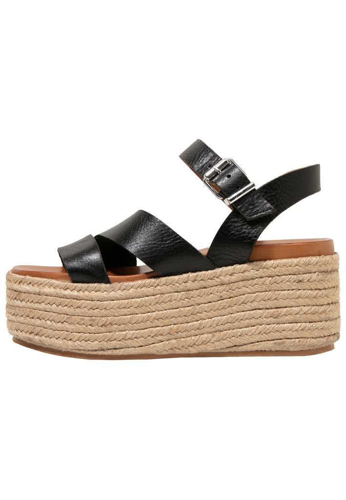 Inuovo Sandalen Leder Schwarz - surf4shoes