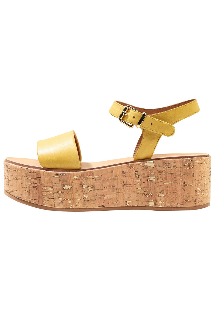 Inuovo Sandalen Leder Gelb - surf4shoes