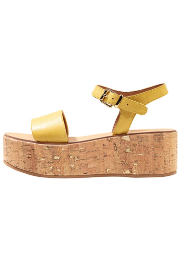 Inuovo Sandalen Leder Gelb - surf4shoes