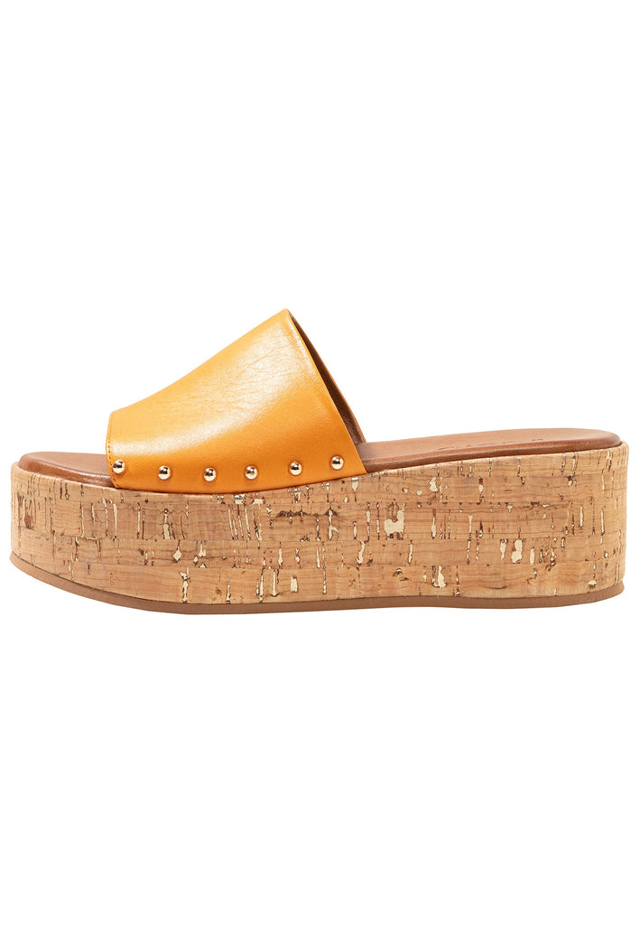 Inuovo Pantoletten Leder Orange - surf4shoes