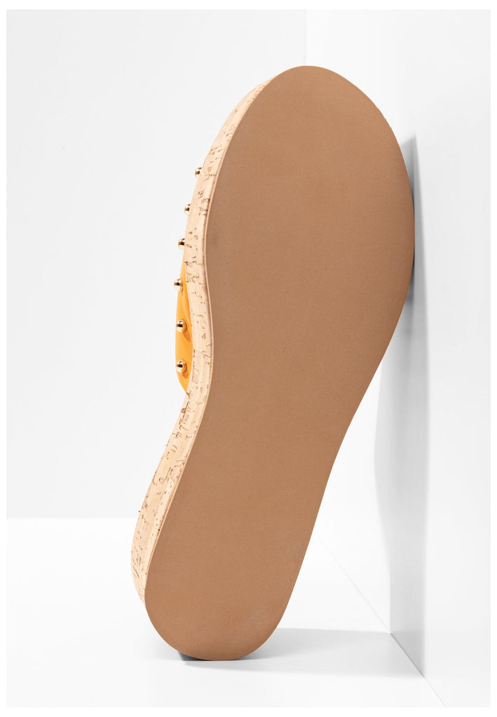 Inuovo Pantoletten Leder Orange - surf4shoes