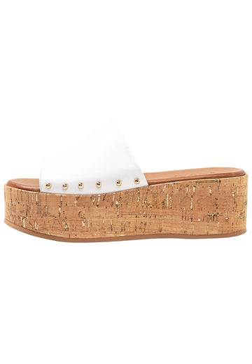 Inuovo Pantoletten Leder White - surf4shoes