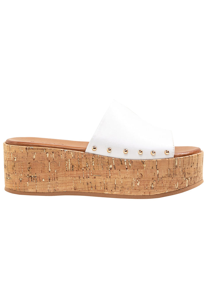 Inuovo Pantoletten Leder White - surf4shoes